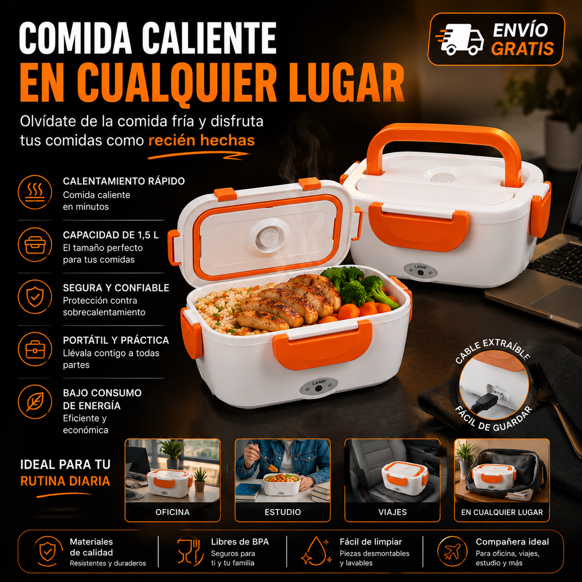 LunchPro®Comida caliente al instante 🔥✨