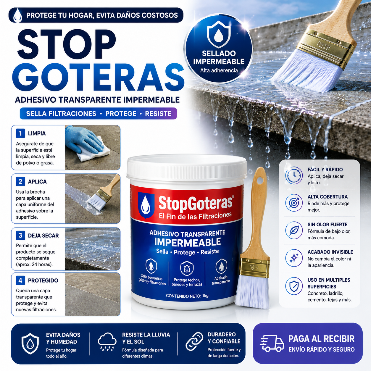 StopGoteras®Fin a las filtraciones⭐️