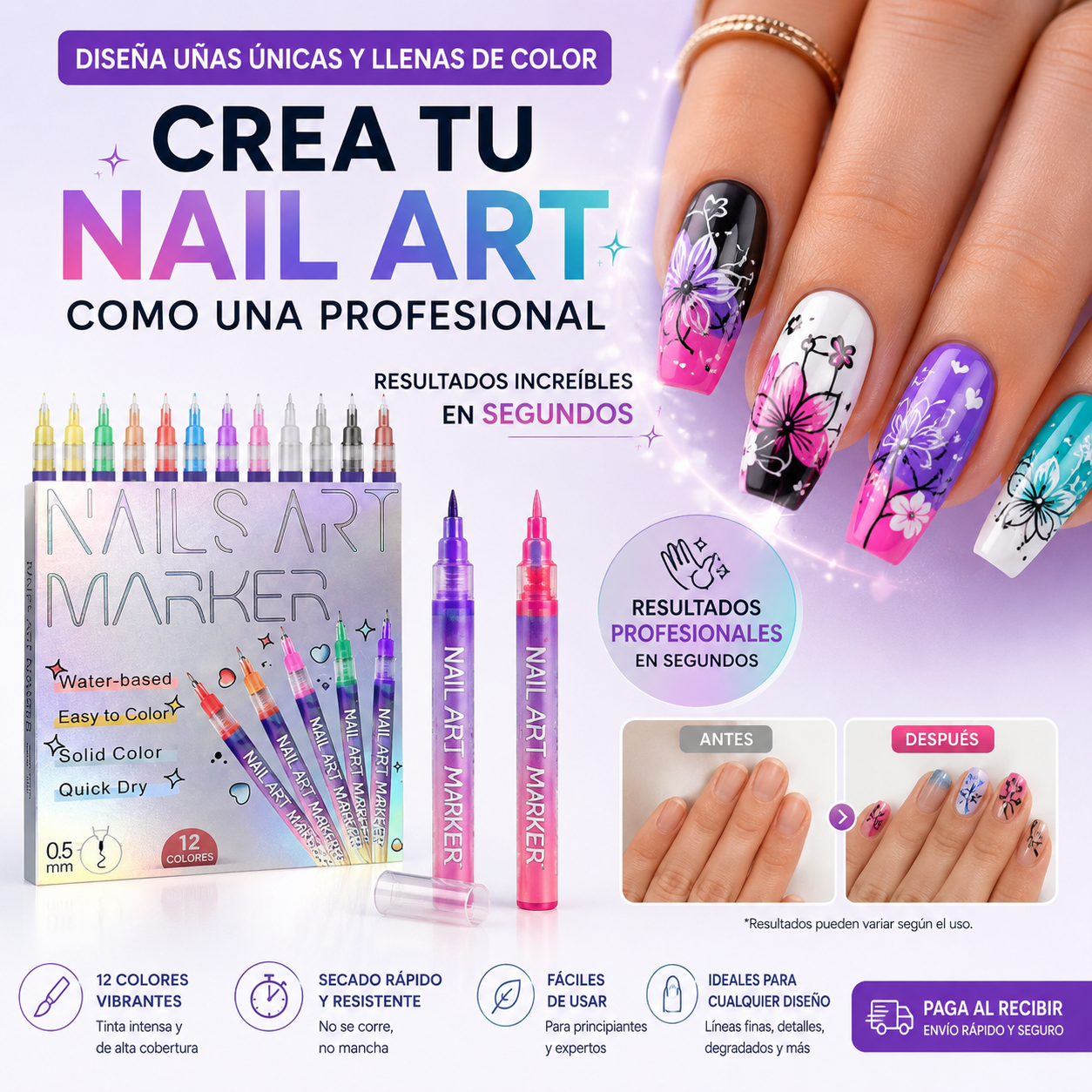 NailPro™ Diseños que enamoran💜